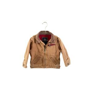 OshKosh B’Gosh Toddler Brown Canvas Work Jacket Barn Coat 3T